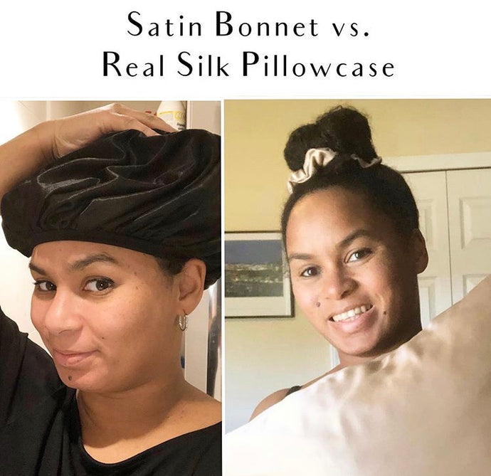 Night Time Routine : Silk vs Satin